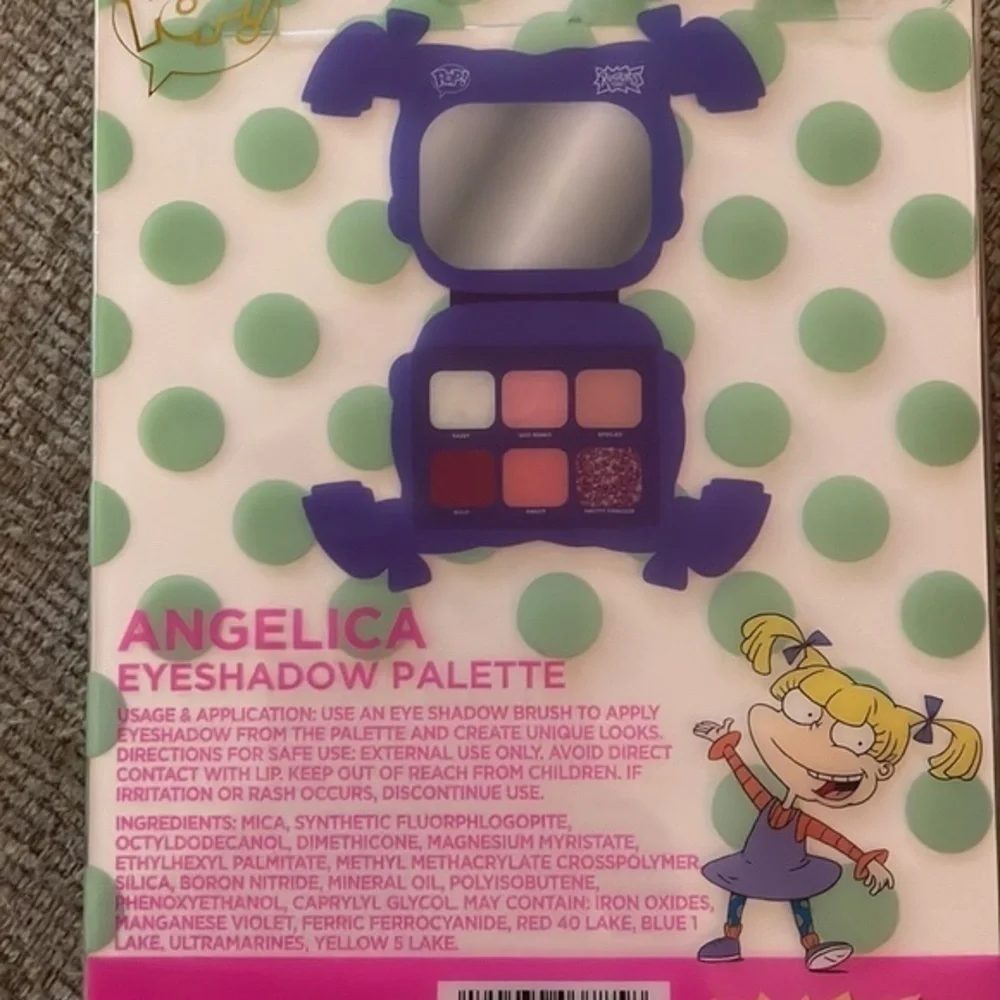 Funko Pop Rugrats Angelica 6 Shade Nickelodeon Eyeshadow Palette Mirror Compact